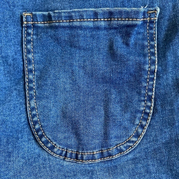 Boom‎ Boom Stretchy High Waisted Denim Shorts Sz. 7 - Picture 4 of 9